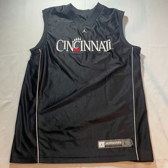 Vintage 90s Jordan Cincinnati Basketball Jersey Mens Large NCAA REVERSIBLE - Picture 1 of 5
